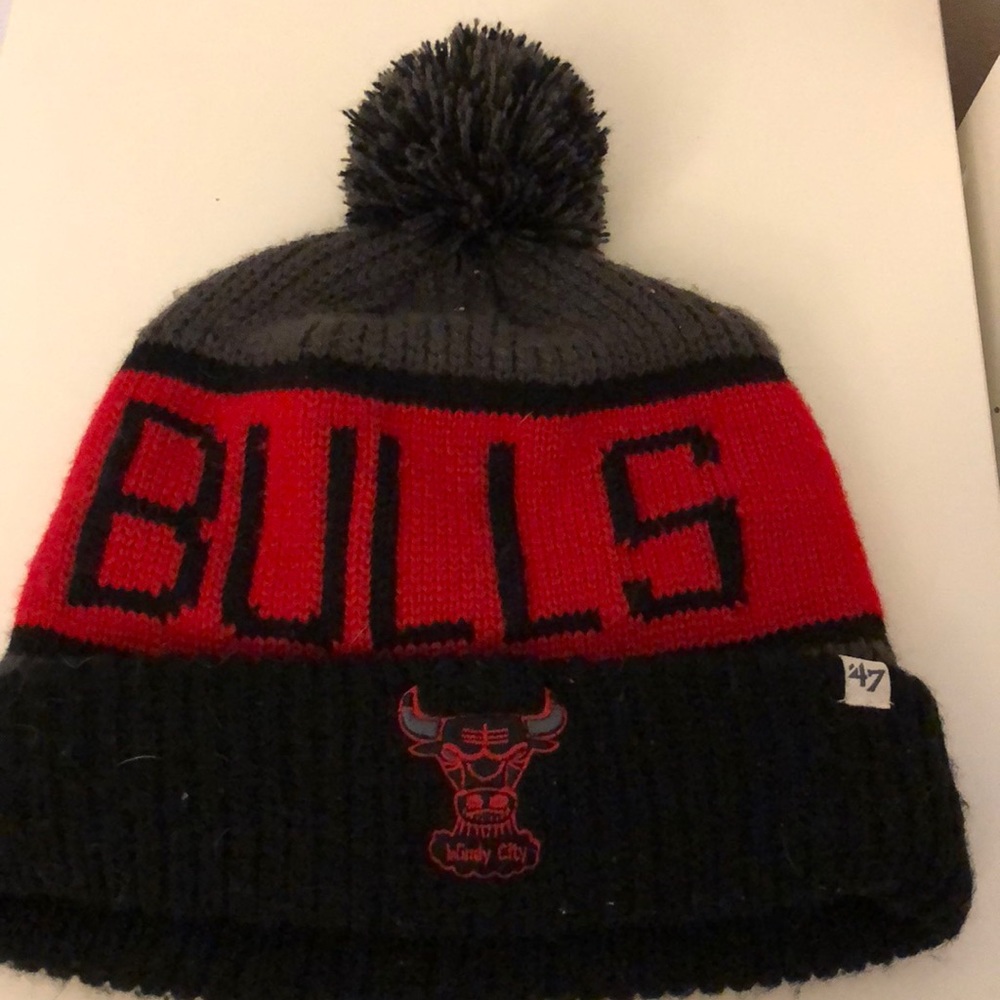 Bulls beanie cotton knitted